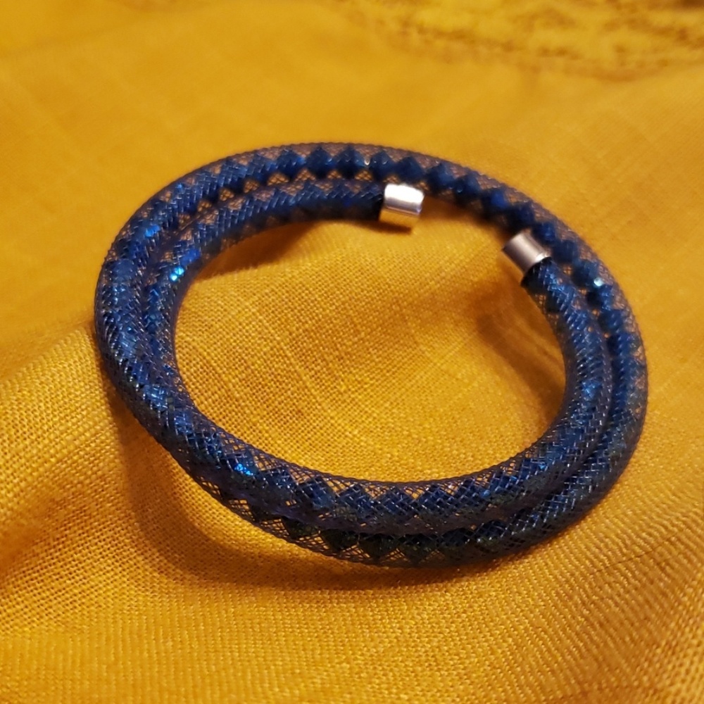 Genuine blue Swarovski  Crystal Bracelet